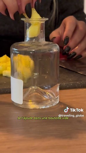 Recette facile de rhum arrangé ananas vanille