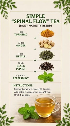 Herbal Support — Day 5 - Spinal Movement Herbal Infusion