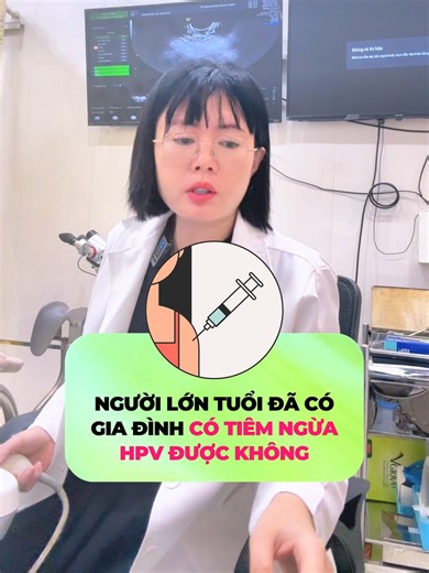 Tiêm ngừa HPV cho người lớn tuổi đã có gia đình