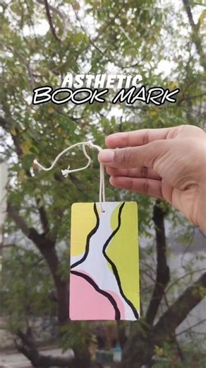 ✨ DIY Bookmark from Clothing Tag ♻️ | Easy Aesthetic Bookmark Idea 📚💖 #DIYBookmark #diy