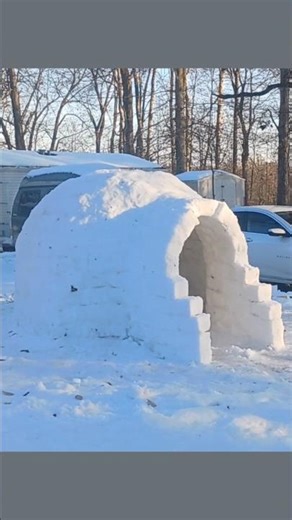 I Built An Igloo #cool #winter #project