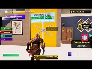 BILLIONAIRE TYCOON FORTNITE CODE VAULT | Vault Access Code Billionaire Tycoon Fortnite