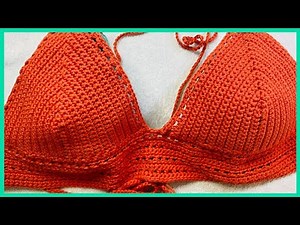 CROCHET BIKINI TOP | How to Crochet Bikini Top