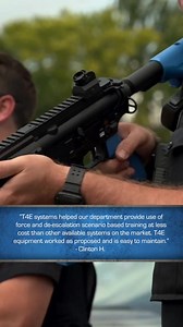 With T4E force-on-force training equipment law enforcement, military, and government agencies can Train More and Spend Less.™ https://go.lexipol.com/?target=lnk_fvl0zfnHHVvZPAz9 | Police1 Products | Facebook