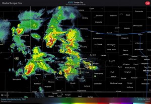 1.1K views · 17 reactions | Couple of severe storms are over southwest Kansas this evening until 9pm for Ford and central Gray counties and also for northeastern Ford, southeastern Hodgeman, and southwestern Edwards counties also until 9pm Severe storms are heading to the east slowly at about 5-10 mph, hazards include ping pong bal sized hail and 60 mph wind gusts along with Heavy Rainfall is also occuring with this storm | Kansas Weather page | Facebook