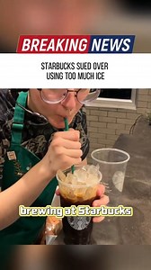 78K views · 546 reactions | Starbucks Faces Lawsuit After Customer Claims “Too Much Ice” in Iced Coffee Shortchanges Buyers Watch full video here https://brightmomments.com/2025/10/10/starbucks-faces-lawsuit-after-customer-claims-too-much-ice-in-iced-coffee-shortchanges-buyers/ | Field Commander | Facebook