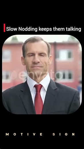 slow nodding keeps them talking I 🧠dark psychology tricks part 2 #shorts #motivation #motivesign