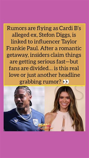 Stefon Diggs & Taylor Frankie Paul? Cardi B's Ex Linked to Influencer 😱 #shorts #viral #trending