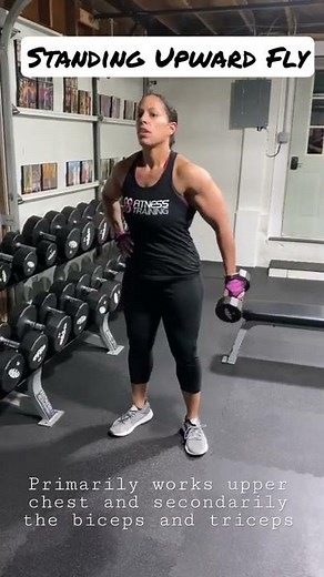 Firm and Lift Upper Chest - Standing Upward Fly