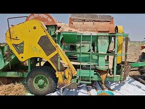 Harbhar Kadhni Machine | Chickpea Thresher Working Video | Modern Farming Technology