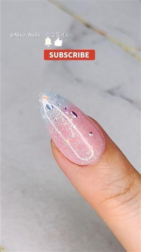 【83】誰でも絶対うまくいく。100均セリアで超絶簡単グラデ💅🏻 #セルフネイル #ネイル #ジェルネイル #nails