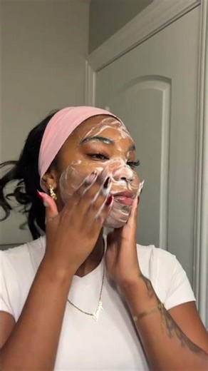 skin routine to reset your skin at home #viral #skincare