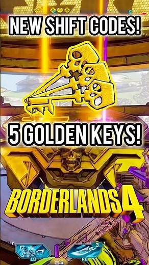 5 Golden Key SHiFT Codes for Borderlands 4 Redeem Fast! 😱
