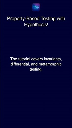 Property-Based Testing with Hypothesis!