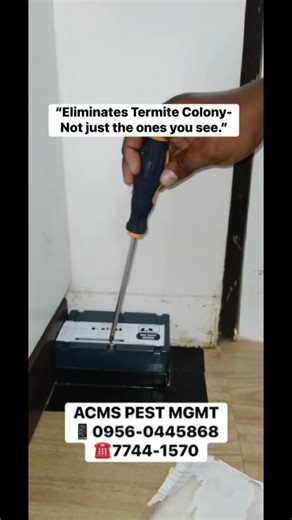 “🪵 Termites already inside your walls? Our above-ground baiting system targets active termite trails directly—no drilling needed! at RODEO HILLS TAGAYTAY, ALFONSO, CAVITE CITY. THANK YOU MA’AM E.B. #AlfonsoCavite #tagaytay #SilangTagaytay #cavitecity #Cavite ✅ CALL US TO PROTECT YOUR PROPERTIES FROM TERMITES AND OTHER PESTS‼️ ☎️ 0956-0445868 ⚠️ 7744-1570 🎯 EXTERMINEX Baiting System /Termite Proofing 🎯 General Pest Control 🎯 Disinfection Services 🎯 Soil Poisoning for pre/post existing struct