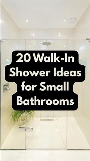 20 Walk In Shower Ideas That Make Small Bathrooms Feel Bigger
