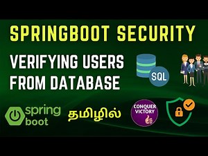 Verifying users from database | Spring Security in Tamil | AuthenticationProvider in Tamil