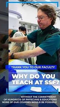 Why do you teach at SSF? Neil Shonnard, M.D.