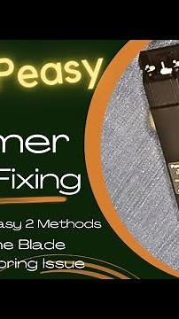 Panasonic Trimmer Blade Fixing | Hair trimmer blade repairing | Loose blade spring fixing