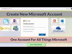 How To Create New Microsoft Account In 2020 ll One account for all things Microsoft