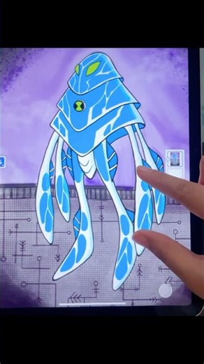 Ben10 Fan art using Adobe Fresco #digitalart