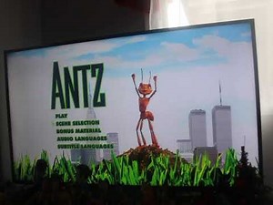 Opening & DVD menu walkthrough to antz 1999 DVD