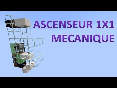 Redstone Mechanical Elevator 1x1 🛠 Minecraft Java 1.16 🛠 Tutorial