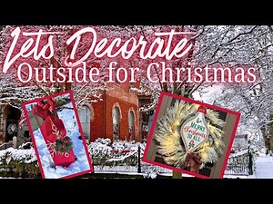 Christmas Garden & Porch Decorating Guide | Simple Ideas for a Cozy Holiday Home ❤️