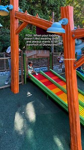 905K views · 8.5K reactions | He’s all about being barefoot wherever he goes, and honestly, I’m here for it! But of course, I always remind him to put shoes on when we’re heading out to avoid any injuries. 勺 Disney #toddlerlife #disneyland #toddler #deaf #barefoot #noshoes #disneyparks #asl | That Deaf Family | Facebook