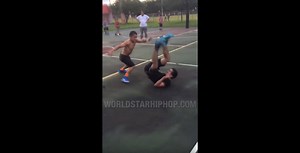 Savage: Dude Gets Slammed On His Back During 1-On-1 Fight At The Park!