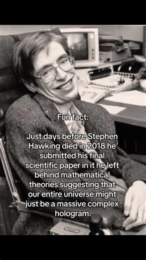 Stephen Hawking fun facts about mathematics and physics
