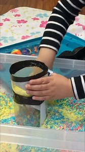 1.1M views · 8.1K reactions | The easiest colored rice for a sensory bin! You can easily make this holiday themed!! #sensorybin #coloredrice #sensorybinideas #sensorybinfiller #toddlermom #toddlerplayideas #howtoentertainatoddler | Construction Paper Crafts for Kids | Facebook