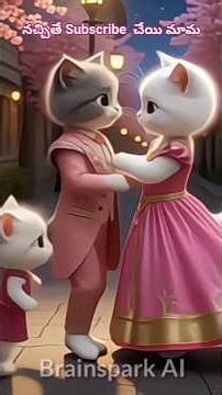 😻,💖 Cute Cat 3D Dance | Royal AI Cat | Cat Love Video| Kitty Videos | Brainspark AI ✨
