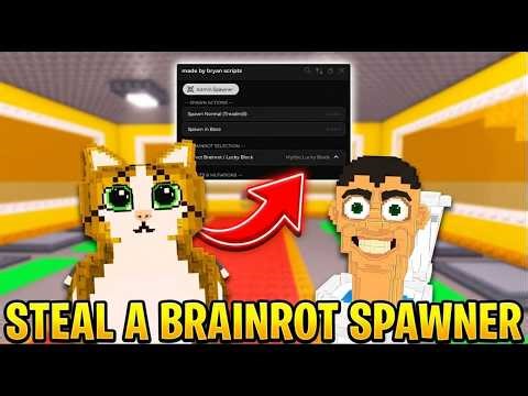 [NEW BRAINROT SPAWNER🔄] Steal A Brainrot Script *Op*-Auto Spawn