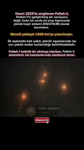 Fettah-1 vs Fettah-2: Hipersonik Planör Teknolojisi Nedir?#eğitici #iran