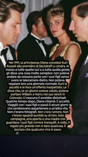 Il regalo che Diana non dimenticò mai