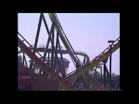Mantis Roller Coaster 1996 Off-Ride Footage Cedar Point Sandusky Ohio