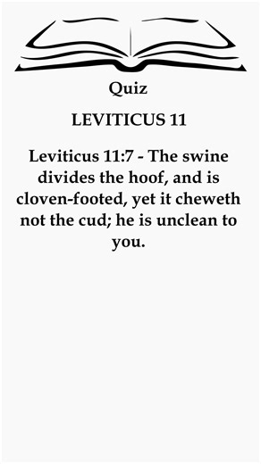 🐷 Unclean Animals? Leviticus 11:7 Explained! 🤔