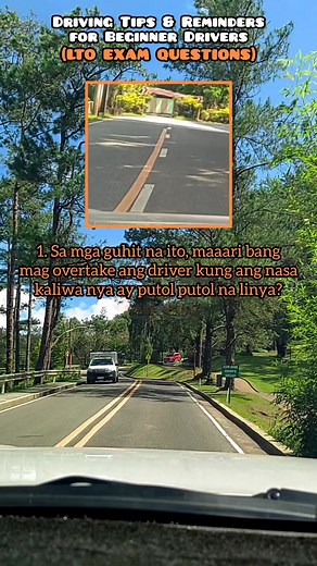 7.2K views · 143 reactions | PART 15: Driving Tips & Reminders for Beginner Drivers (LTO EXAM QUESTIONS) #RyYourCarGuy #TrafficRules #trafficrulesandregulations #ltoexamreview #beginnerdrivingtips | Ry Your Car Guy | Facebook