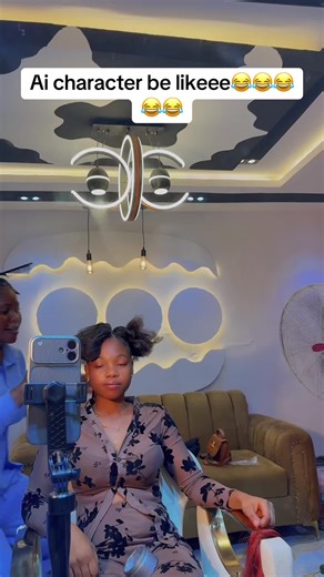 AI Character Humor in Hairstyling