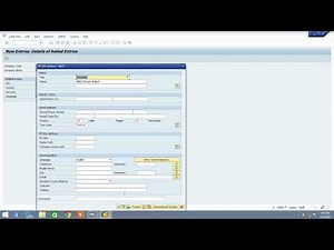 Company code creation in SAP