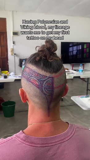 Polynesian and Viking Heritage: 31 Years of Patience for a Head Tattoo