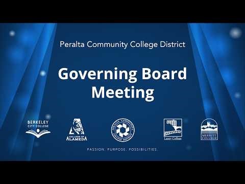 Peralta Colleges Board of Trustees Meeting: March 24, 2026