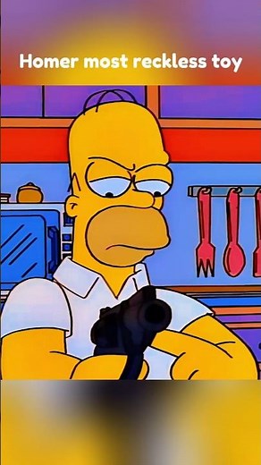 Homer's most reckless toy🤣 #simpsons #shorts