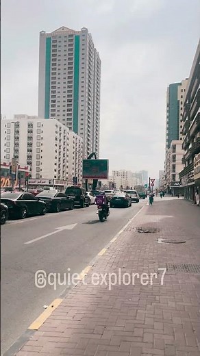 Beautiful Streets of UAE | City Walking Tour 4K | Relaxing Street View