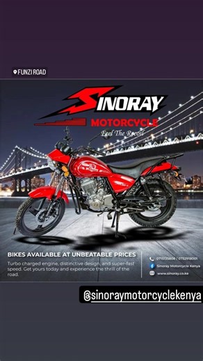 Sinoray Motorcycle Kenya#bikesoftiktok