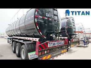 Introducing the Asphalt Tank Semi-Trailer - Transporting hot asphalt safely and efficiently