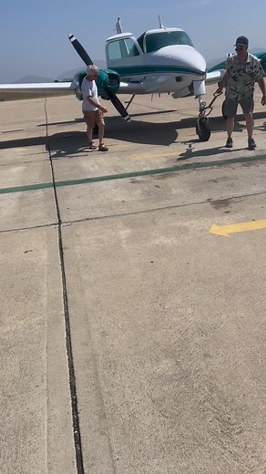 2.2K views · 45 reactions | PART 4 - Multi engine flighttrainingCessna 310-K. Topped off fuel, waited for two F-18 to land, takeoff RWY 26R KSDM Brownfield, flight to KHMT Hemet Airport #airforce #airplane #aircraft | Josephfiel Rivera Geniza | Facebook