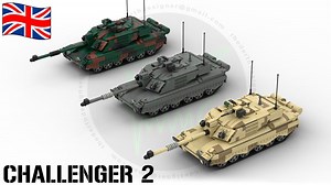 LEGO MOC-140951 CHALLENGER 2 | Main Battle Tank | MBT - 1:35 Scale (v2) (Creator > Creator Expert 2023)