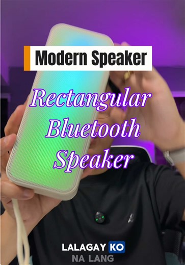 Modern Rectangular Bluetooth Speaker para sa Sayo!